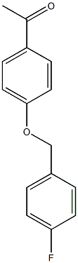 1-{4-[(4-fluorophenyl)methoxy]phenyl}ethan-1-one 구조식 이미지