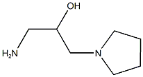 1-amino-3-pyrrolidin-1-ylpropan-2-ol 구조식 이미지