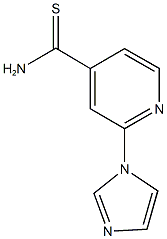 2-(1H-imidazol-1-yl)pyridine-4-carbothioamide 구조식 이미지