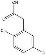 2-(2,5-dichlorophenyl)acetic acid Structure