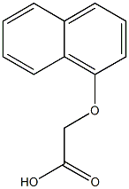 2-(naphthalen-1-yloxy)acetic acid 구조식 이미지