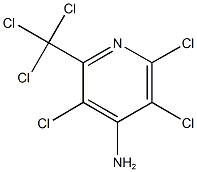 2,3,5-trichloro-6-(trichloromethyl)pyridin-4-amine Structure