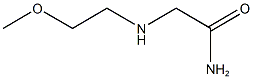 2-[(2-methoxyethyl)amino]acetamide 구조식 이미지