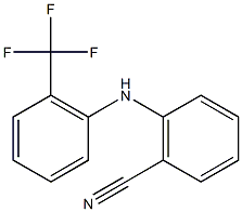 2-{[2-(trifluoromethyl)phenyl]amino}benzonitrile Structure