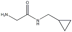 2-amino-N-(cyclopropylmethyl)acetamide Structure