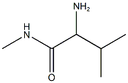 2-amino-N,3-dimethylbutanamide Structure