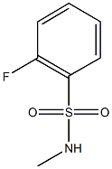 2-fluoro-N-methylbenzene-1-sulfonamide 구조식 이미지