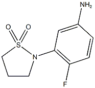 3-(1,1-dioxidoisothiazolidin-2-yl)-4-fluoroaniline 구조식 이미지