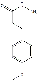 3-(4-methoxyphenyl)propanehydrazide 구조식 이미지