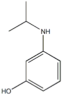 3-(propan-2-ylamino)phenol 구조식 이미지