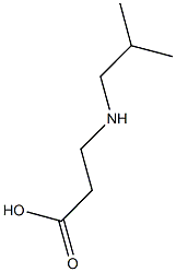 3-[(2-methylpropyl)amino]propanoic acid 구조식 이미지