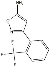 3-[2-(trifluoromethyl)phenyl]-1,2-oxazol-5-amine 구조식 이미지
