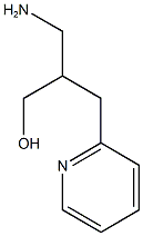 3-amino-2-(pyridin-2-ylmethyl)propan-1-ol 구조식 이미지
