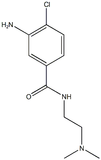 3-amino-4-chloro-N-[2-(dimethylamino)ethyl]benzamide 구조식 이미지