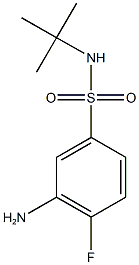 3-amino-N-tert-butyl-4-fluorobenzene-1-sulfonamide 구조식 이미지