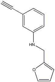 3-ethynyl-N-(furan-2-ylmethyl)aniline Structure