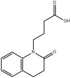 4-(2-oxo-1,2,3,4-tetrahydroquinolin-1-yl)butanoic acid Structure