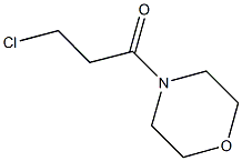 4-(3-chloropropanoyl)morpholine Structure