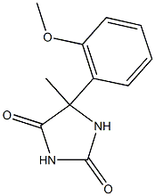5-(2-methoxyphenyl)-5-methylimidazolidine-2,4-dione Structure