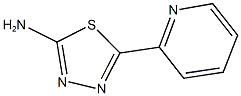 5-(pyridin-2-yl)-1,3,4-thiadiazol-2-amine 구조식 이미지