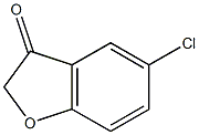 5-chloro-2,3-dihydro-1-benzofuran-3-one 구조식 이미지