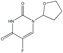 5-fluoro-1-(oxolan-2-yl)-1,2,3,4-tetrahydropyrimidine-2,4-dione 구조식 이미지
