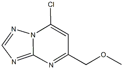 7-chloro-5-(methoxymethyl)[1,2,4]triazolo[1,5-a]pyrimidine 구조식 이미지