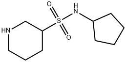 N-cyclopentylpiperidine-3-sulfonamide 구조식 이미지