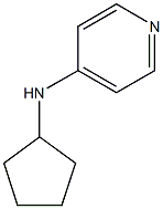 N-cyclopentylpyridin-4-amine 구조식 이미지