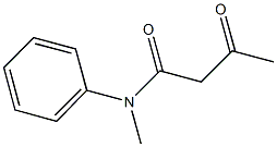 N-methyl-3-oxo-N-phenylbutanamide 구조식 이미지