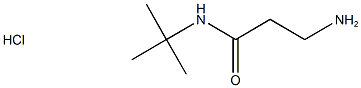 3-Amino-N-(tert-butyl)propanamide hydrochloride 구조식 이미지