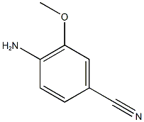 4-amino-3-methoxybenzonitrile 구조식 이미지