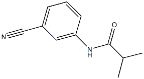 N-(3-CYANOPHENYL)-2-METHYLPROPANAMIDE Structure