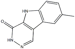 8-METHYL-3,5-DIHYDRO-4H-PYRIDAZINO[4,5-B]INDOL-4-ONE Structure
