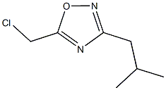 5-(CHLOROMETHYL)-3-ISOBUTYL-1,2,4-OXADIAZOLE Structure