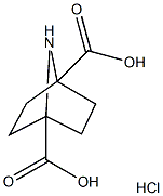 7-AZABICYCLO[2.2.1]HEPTANE-1,4-DICARBOXYLIC ACID HYDROCHLORIDE Structure