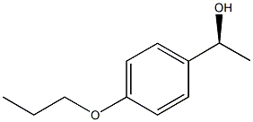 (1S)-1-(4-PROPOXYPHENYL)ETHANOL Structure