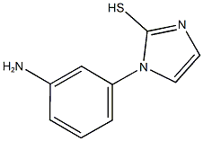 1-(3-AMINOPHENYL)-1H-IMIDAZOLE-2-THIOL 구조식 이미지