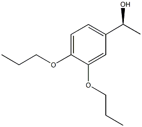 (1S)-1-(3,4-DIPROPOXYPHENYL)ETHANOL 구조식 이미지