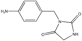 3-(4-AMINOBENZYL)IMIDAZOLIDINE-2,4-DIONE Structure