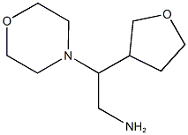 2-MORPHOLIN-4-YL-2-TETRAHYDROFURAN-3-YLETHANAMINE 구조식 이미지