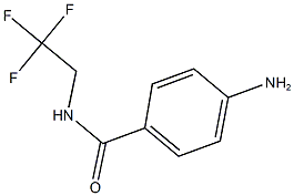 4-AMINO-N-(2,2,2-TRIFLUOROETHYL)BENZAMIDE Structure