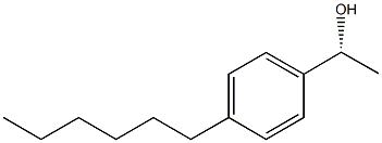 (1R)-1-(4-HEXYLPHENYL)ETHANOL 구조식 이미지