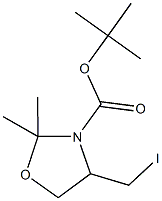 tert-butyl 4-(iodomethyl)-2,2-dimethyl-1,3-oxazolidine-3-carboxylate Structure