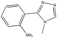 2-(4-methyl-4H-1,2,4-triazol-3-yl)aniline 구조식 이미지