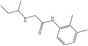 2-(sec-butylamino)-N-(2,3-dimethylphenyl)acetamide Structure