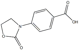 4-(2-oxo-1,3-oxazolidin-3-yl)benzoic acid 구조식 이미지