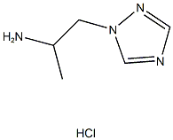 1-(1H-1,2,4-triazol-1-yl)propan-2-amine hydrochloride Structure