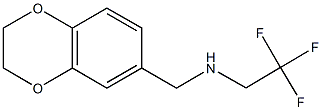 (2,3-dihydro-1,4-benzodioxin-6-ylmethyl)(2,2,2-trifluoroethyl)amine Structure