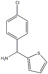 (4-chlorophenyl)(thiophen-2-yl)methanamine Structure